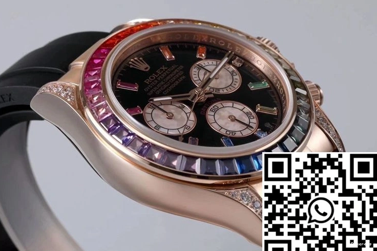 116595RBOW Daytona Rose Rolex Factory BL Gold 1219